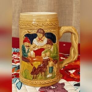 Vintage Deutsch Stein Oktoberfest Folk Festival